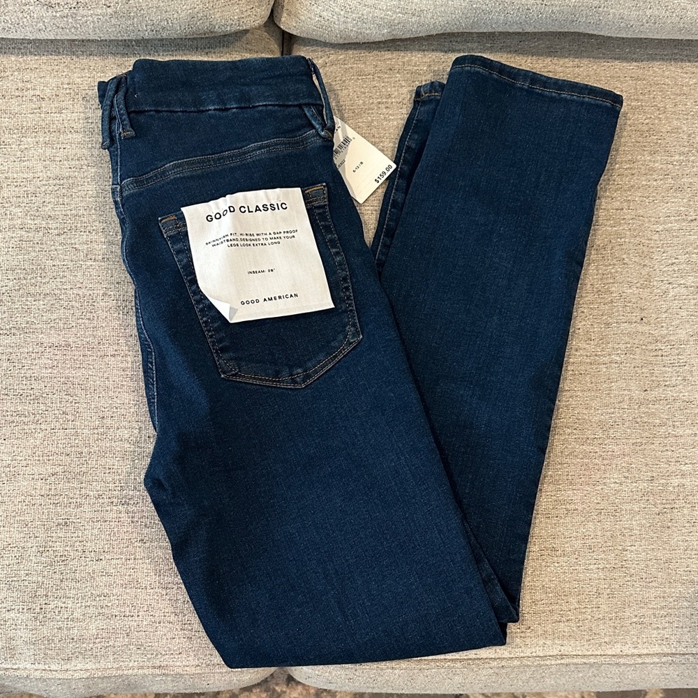Good American Dark Blue Skinny Jeans